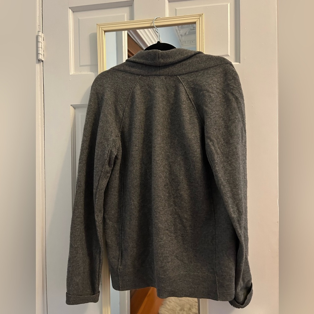 Gray Button-Up Cardigan - Picture 4 of 4